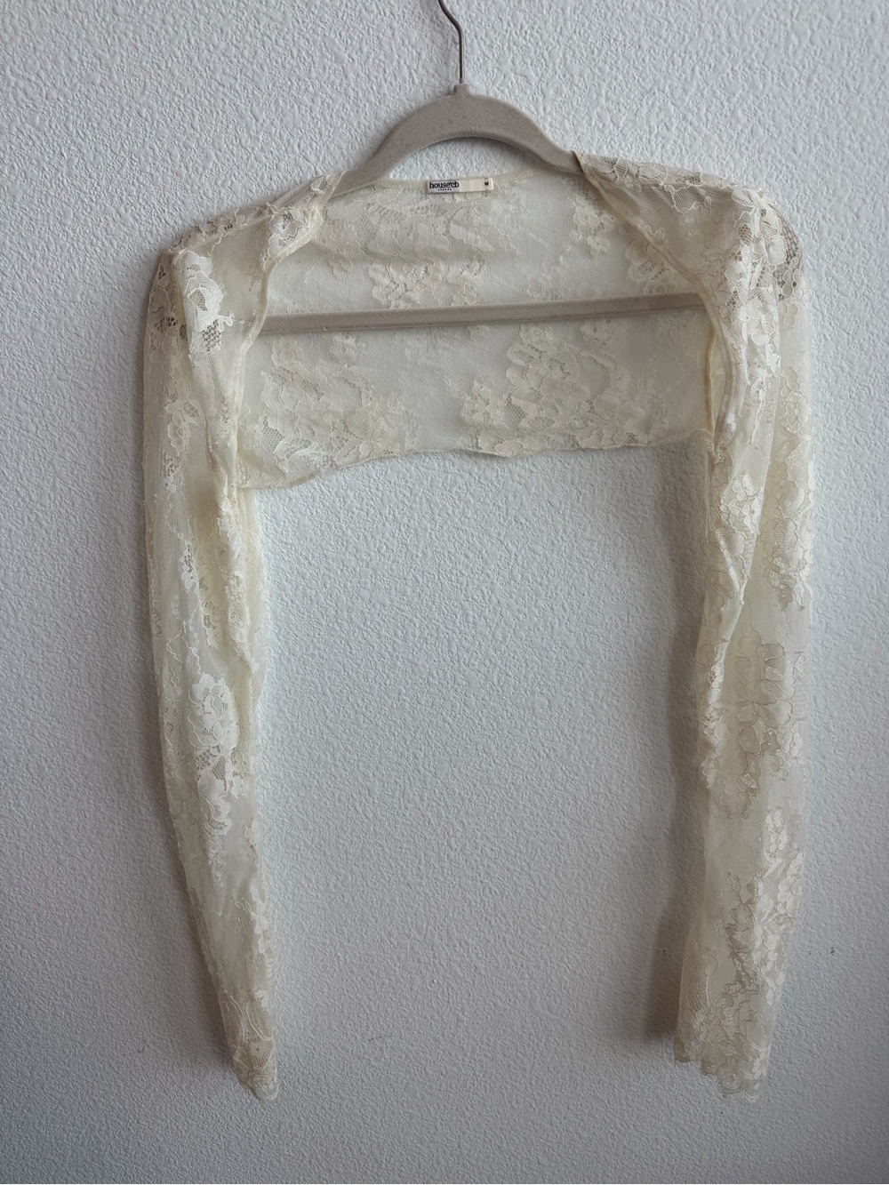 House of CB Lace Bolero Shawl Medium Bridal Lace Whimsy